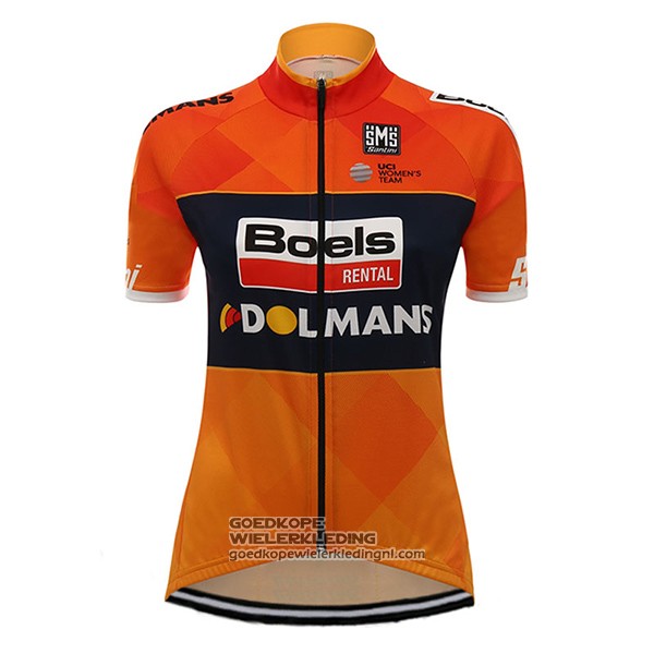 2017 Fietsshirt Vrouw Damen Boels Dolmans Oranje